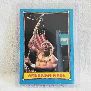 Mint 1987 Topps Hulk Hogan American-Made Ringside Action WWF Card 35!!